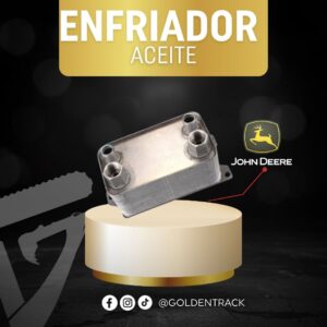 Enfriador de Aceite de Placas para Motor o Sistema Hidráulico John Deere