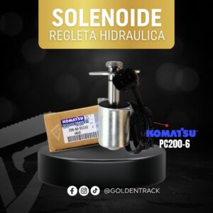 Válvula Solenoide de Regleta Hidráulica Komatsu PC200-6