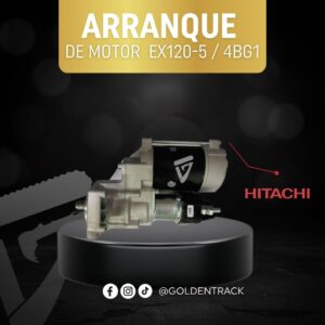 Motor de Arranque 24V para Hitachi EX120-5 | Motor Isuzu 4BG1