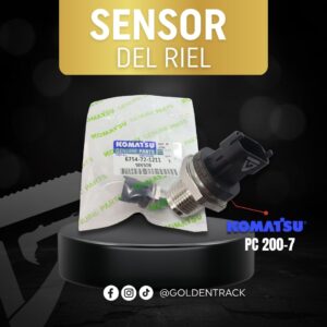 Sensor de Presión del Riel de Inyección Komatsu PC 200-7