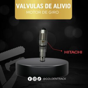 Válvula de Alivio de Presión para Motor de Giro Hitachi
