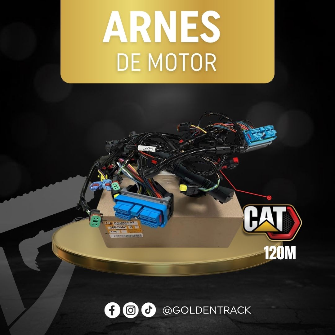 Arnés Eléctrico de Motor CAT - Referencia 260-5542 para Motoniveladora 120M