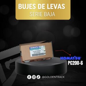 Bujes de Árbol de Levas Komatsu PC200-6 Motor S6D95 - Serie Baja