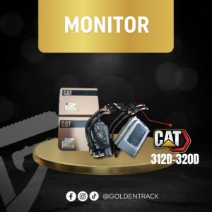 Monitor de Panel de Control para Excavadoras Caterpillar CAT 312D y 320D
