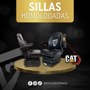 Asientos y Sillas Homologadas con Suspensión para Operador de Maquinaria CAT