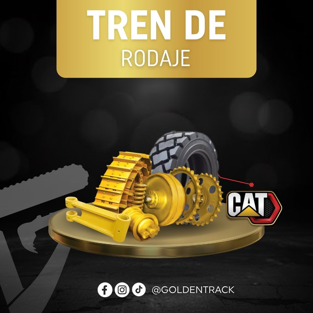 Componentes de Tren de Rodaje, Cadenas, Rodillos y Ruedas Guía para Equipos CAT
