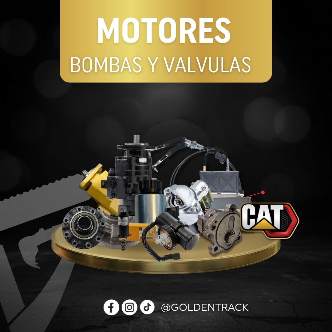 Bombas Hidráulicas Principales, Motores de Giro y Válvulas de Control para CAT