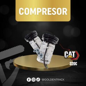 Compresor de Aire Acondicionado (A/C) para Excavadora CAT 320C