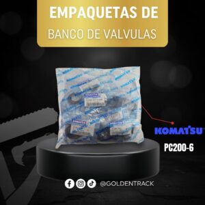 Kit de Empaquetadura de Banco de Válvulas Komatsu PC200-6