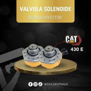 Válvula Solenoide de Bobina de Inyector para Retroexcavadora CAT 430E