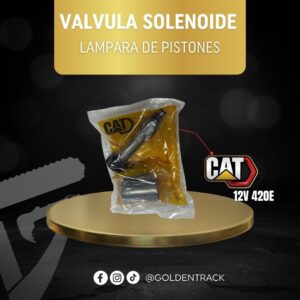 Válvula Solenoide Lámpara de Pistones CAT 420E (12V)