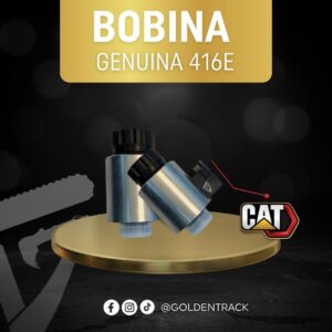 Bobina Solenoide Genuina para Retroexcavadora Caterpillar CAT 416E