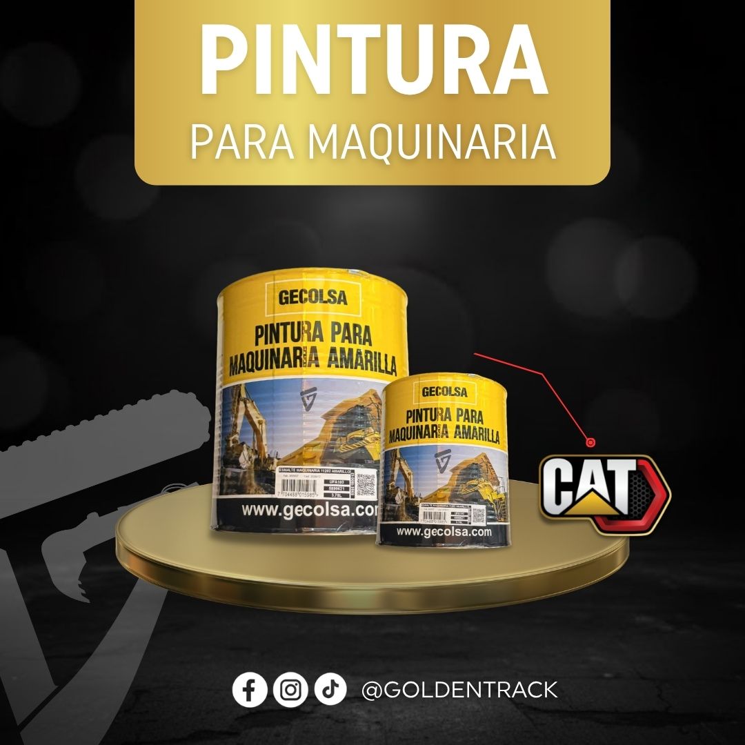 Pintura de Tráfico Pesado para Maquinaria Amarilla CAT