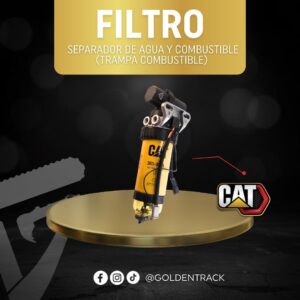 Filtro Separador de Agua y Combustible (Trampa) CAT - Ref. 361-9554