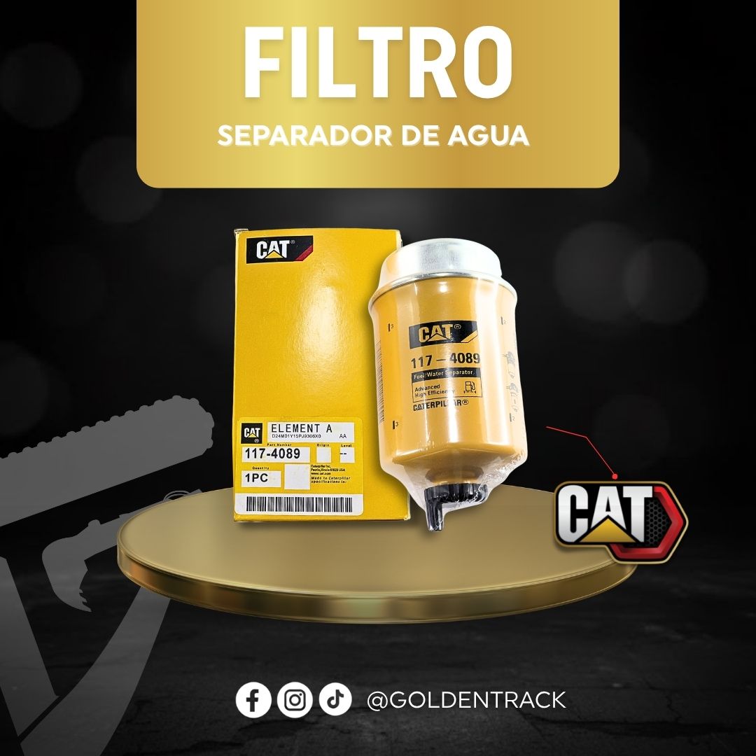 Filtro Separador de Agua Caterpillar (CAT) - Referencia 117-4089