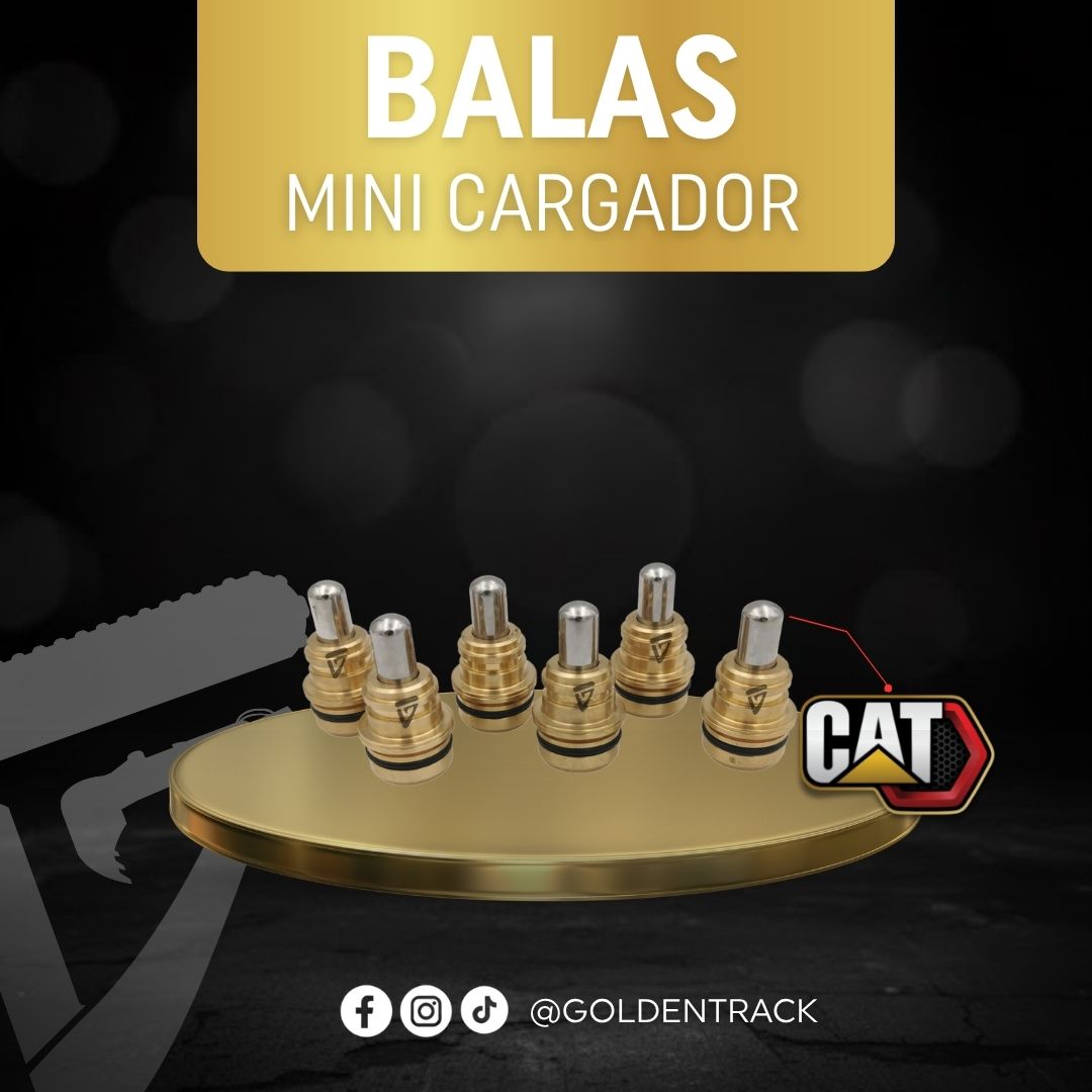 Balas (Válvulas) para Sistema Hidráulico de Mini Cargador CAT